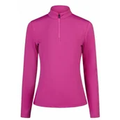 Koszulki jeździeckie - Pikeur Bluzka damska ZIP SHIRT 8276 Sports - blaze berry - miniaturka - grafika 1