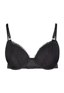 Biustonosze - Skiny Damski biustonosz w kształcie muszli Ethnic Lace, Vulcan Grey, 85B - miniaturka - grafika 1