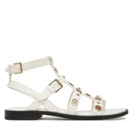 Sandały damskie - Sandały Guess FLJYZZ PEL03 Biały - miniaturka - grafika 1