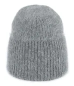Czapki damskie - Czapka Damska Młodzieżowa Beanie Podwijana Zimowa Angora Ciepła Casualowa - miniaturka - grafika 1