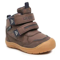 Buty dla chłopców - Śniegowce Kappa 280020M Brown/Navy 5067 - miniaturka - grafika 1