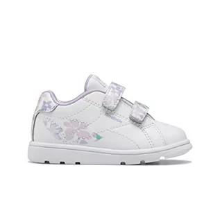 Buty dla dziewczynek - Reebok Royal Complete Clean 2 sneakersy dla dziewczynek, Footwear White Pixel Pink Purple Oasis, 25 EU - grafika 1