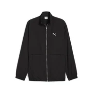 Kurtki i kamizelki sportowe męskie - Męska wiatrówka Style PUMA Black - miniaturka - grafika 1