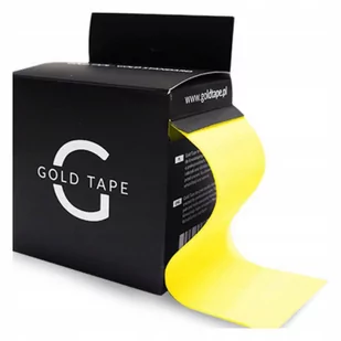 Tejpy Kinesiotaping Taśma Plastry Gold Tape 5Cmx5M Żółte - Akcesoria do rehabilitacji - miniaturka - grafika 1