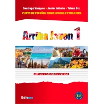 Arriba Joven 1. Cuaderno de ejercicios A1.1 - Książki do nauki języka hiszpańskiego - miniaturka - grafika 1