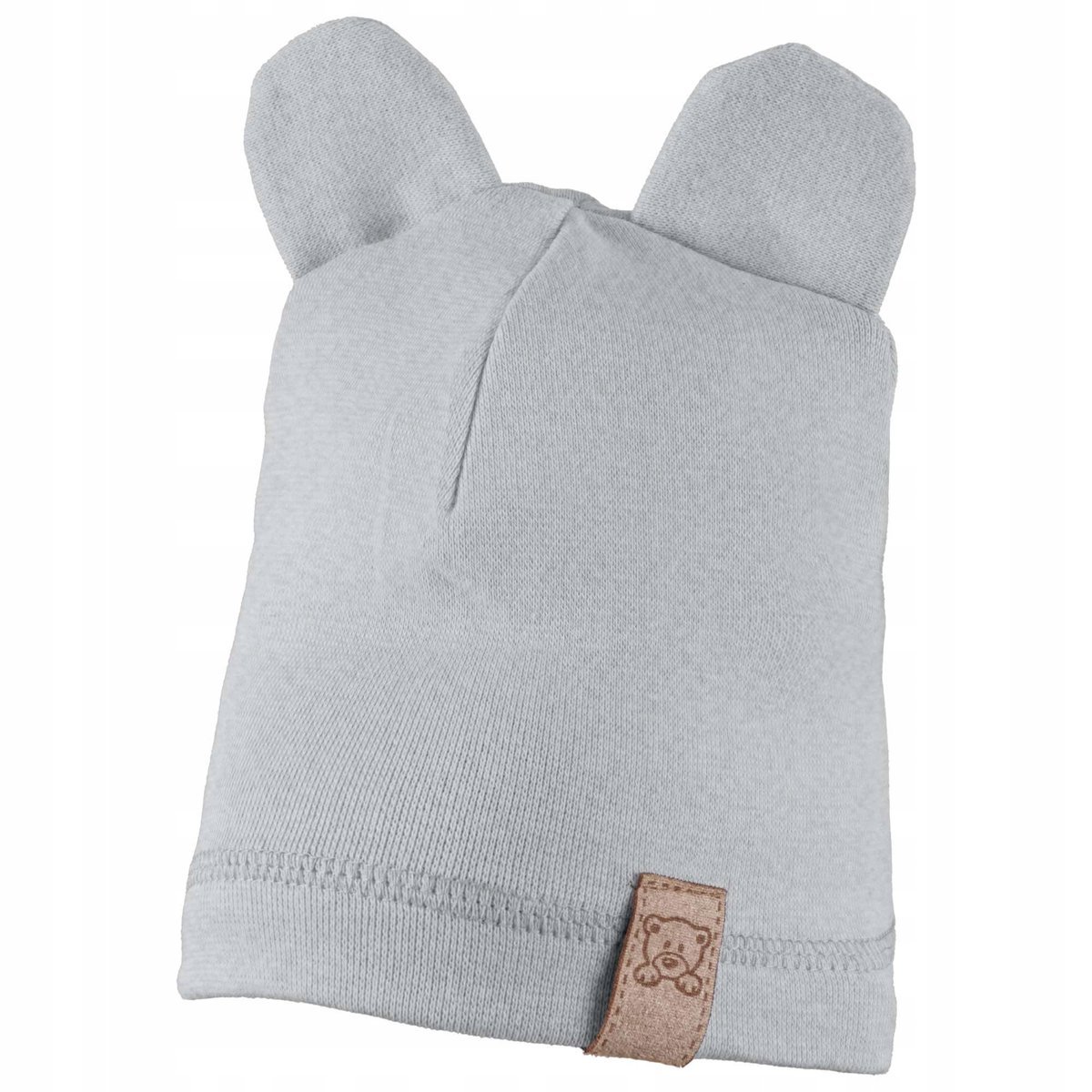 Czapeczka Wiosenna Jesienna Czapka Z Bawełny Dla Dzieci 44-46 Szara