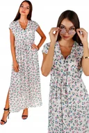 Sukienki - SUKIENKA LETNIA MAXI PLUS SIZE XL PREZENT dla NIEJ EXTRA OKAZJA - miniaturka - grafika 1