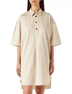 G-STAR RAW Koszula Dress SS Sukienka damska, Beżowy/Khaki (Whitebait A504-1603), M - Sukienki - miniaturka - grafika 1