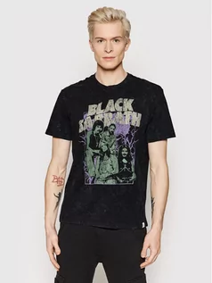 Koszulki męskie - Only & Sons T-Shirt Black Sabatch 22020346 Czarny Regular Fit - grafika 1