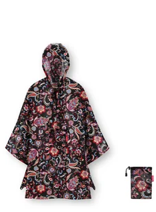 Poncho / peleryna przeciwdeszczowa Reisenthel Mini Maxi - paisley black - Torby i wózki na zakupy - miniaturka - grafika 1