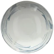 Pozostałe akcesoria kuchenne - TOGNANA Talerz TOGNANA Maiolica Grigio 25 cm Niebiesko-biały - miniaturka - grafika 1