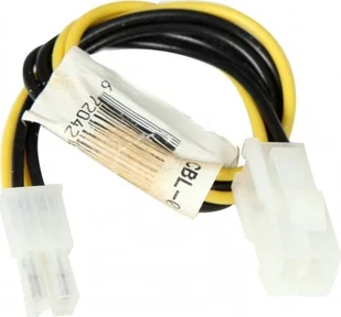 SuperMicro Supermicro Verlängerungskabel CBL-0060L 4-Pin ATX 12V 20cm - Kable komputerowe i do monitorów - miniaturka - grafika 1