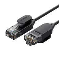 Kable miedziane - Ugreen Kabel sieciowy UGREEN NW122 Ethernet RJ45 Cat.6A UTP 1.5m czarny UGR388BLK - miniaturka - grafika 1