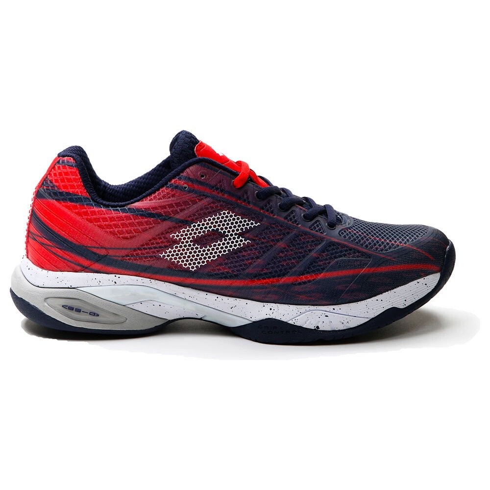 Męskie buty tenisowe Lotto Mirage 300 Speed Navy Blue/All White/Red Poppy EUR 45