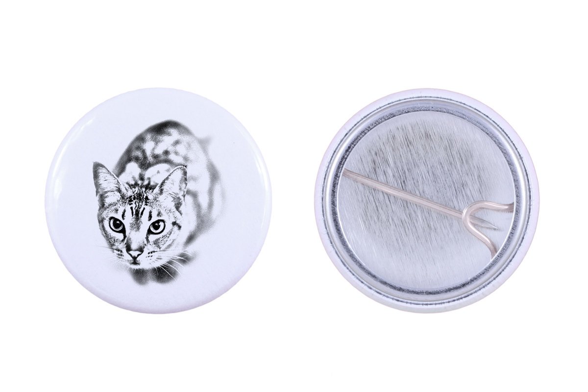 Ocicat - ozdoba plecaka, personalizowana przypinka, idealny gadżet dla miłośników zwierząt marki Art-Dog