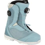 Buty snowboardowe - Nitro Damskie męskie Cypress Boa Dual '23 All Mountain Freestyle system szybkiego sznurowania łódki snowboardowe, Blue-Grey, MP 25,5 // EU 39 1/3 // US 8 - miniaturka - grafika 1