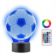Lampy stojące - Lampka Nocna Piłka Nożna 3D Led Pilot - miniaturka - grafika 1