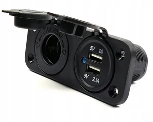 Zestaw Do Zabudowy Gniazdo Zapalniczki 2 x Usb - Akcesoria motoryzacyjne - miniaturka - grafika 1