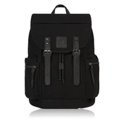 Plecaki - Zestaw męski czarny plecak i portfel PAOLO PERUZZI ZUP-22-BL - miniaturka - grafika 1