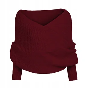 CIEPŁY SWETER DAMSKI LUŹNY SWETEREK GRUBY MILUTKI OTULACZ NARZUTKA KOLORY - Swetry damskie - miniaturka - grafika 1