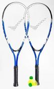 Badminton - Allright ZESTAW DO SPEEDMINTONA BLUE BDRZSBL - miniaturka - grafika 1