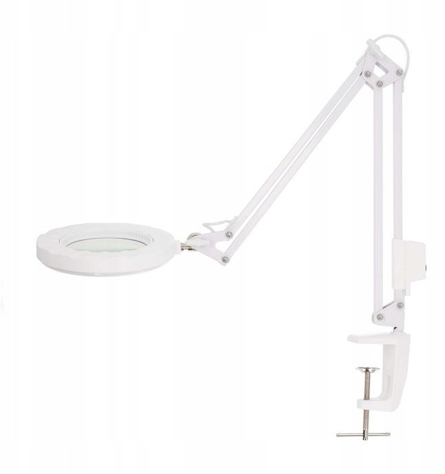 Lampka biurkowa Nedis Lupa stołowa Nedis MAGLE2WT E27 6W