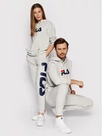 Bluzy damskie - Fila Bluza Unisex Barumini FAU0068 Szary Regular Fit - miniaturka - grafika 1