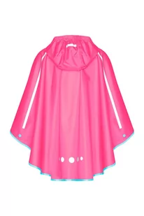 Poncho przeciwdeszczowe składane do torebki różowe - Kurtki i płaszcze dla dziewczynek - miniaturka - grafika 3