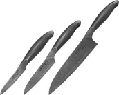 Noże kuchenne - Zestaw noży kuchennych Samura Artefact z 3 nożami (nóż do warzyw, nóż kuchenny i nóż szefa kuchni) AUS-10 Japan 59 HRC - miniaturka - grafika 1
