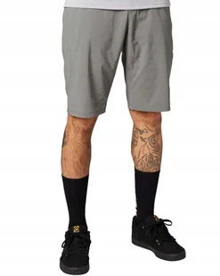 Krótkie Spodenki Rowerowe Fox Ranger Short Pewter Wkładka rozmiar 36 - Spodenki rowerowe - miniaturka - grafika 1