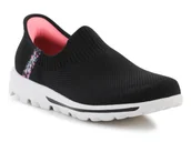 Sneakersy damskie - Skechers GO WALK TRAVEL 124799-BLK - miniaturka - grafika 1