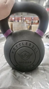 Kettlebell żeliwny hardstyle Incore Sports 56kg - Kettlebell - miniaturka - grafika 1
