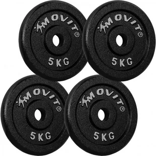 MOVIT® 4x waga 5,0 kg, żeliwo - Hantle i ciężarki - miniaturka - grafika 1