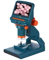 Mikroskopy i lupy - Mikroskop cyfrowy Levenhuk LabZZ DM200 LCD - miniaturka - grafika 1