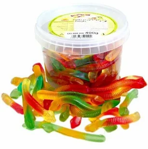 CYMES ŻELKI 400G DŻDŻOWNICE - Żelki - miniaturka - grafika 1