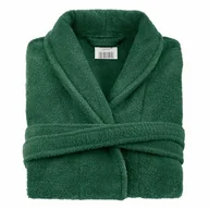 Szlafroki damskie - Mięsisty Szlaftok Bawełniany Frotte L/XL B.ZIELEŃ - miniaturka - grafika 1