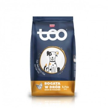 Karma sucha dla psa TEO bogata w drób 2,7 kg