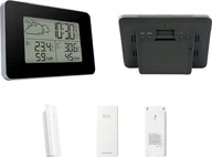 Stacje pogodowe - Stacja pogodowa czarna ZX3364 - miniaturka - grafika 1