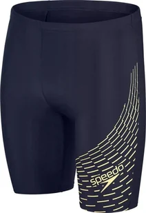 Speedo Męskie kąpielówki Speedo MEDLEY LOGO JAM AM true navy/spritz rozmiar 26 - Kąpielówki męskie - miniaturka - grafika 1