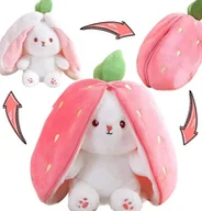 Maskotki i pluszaki - MASKOTKA KRÓLIK TRUSKAWKA PRZYTULANKA 35cm - miniaturka - grafika 1