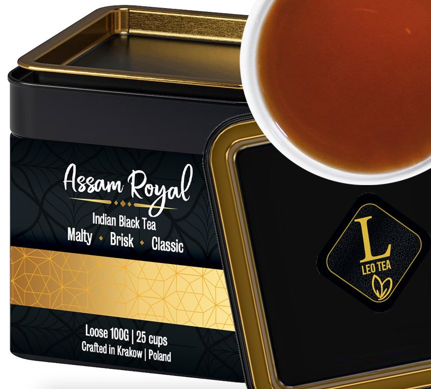 Czarna Herbata Liściasta w Puszce Assam Royal z Indii
