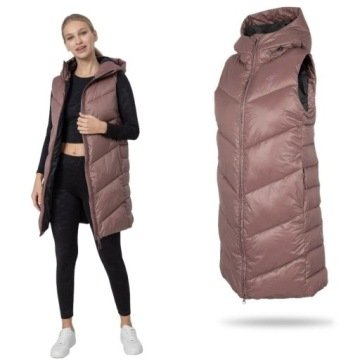 Bezrękawnik 4F Kurtka Damska Puchowa Kamizelka