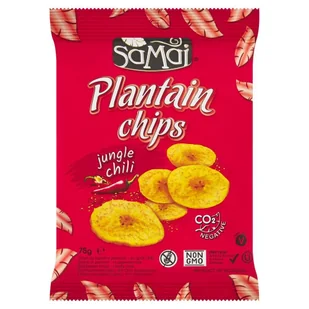 Samai Chipsy z zielonych bananów z chili 75 g - Kuchnie świata - miniaturka - grafika 1