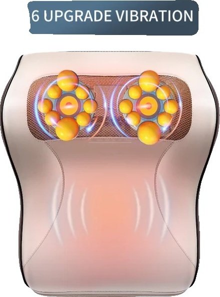 Poduszka masująca, wielofunkcyjna, wibracje, wtyczka EU, R7-ZD