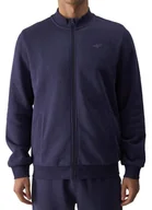 Bluzy męskie - Bluza męska bejsbolówka 4f wmm00tswsm1463 - granatowa xxl - miniaturka - grafika 1