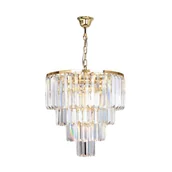 Lampy sufitowe - Lampa wisząca AMEDEO 17106/4+1-GLD - miniaturka - grafika 1