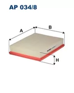 Filtry powietrza - Filtron AP 034/8 FILTR POWIETRZA MERCEDES X, NISSAN NAVARA , RENAULT ALASKAN AP034/8 - miniaturka - grafika 1