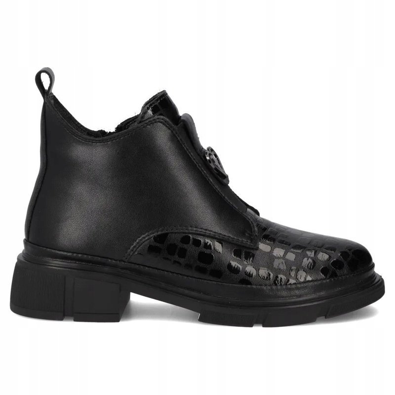 Filippo Botki Damskie Na Obcasie Czarne DBT7430/25 BK
