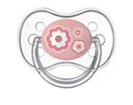 Smoczki uspokajające - Canpol babies Canpol 22/581 Smoczek 6-18m silikonowy symetryczny NEWBORN BABY różowy 45345 - miniaturka - grafika 1