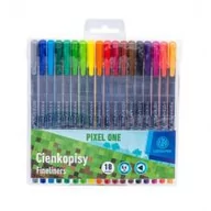 Przybory szkolne - Cienkopisy trójkątne 0,4 mm ASTRAPEN Pixel One - 18 kolorów 202023901 - miniaturka - grafika 1